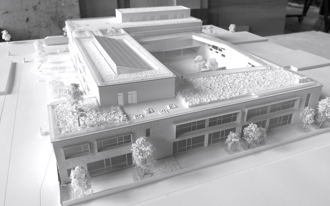 maquette blanche concours architecture agence cub