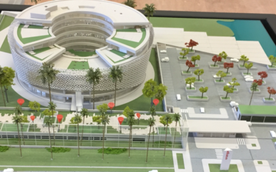 Le Futur devient le présent grâce à la maquette du siège d’Orange en Côte d’Ivoire !