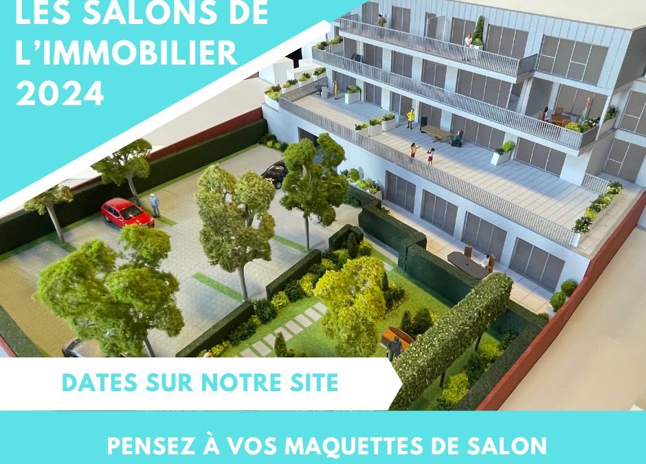 Date de salons de l’immobilier / maquette de présentation